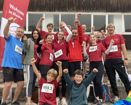 Unsere Lauf-Teams kurz vor dem Start.