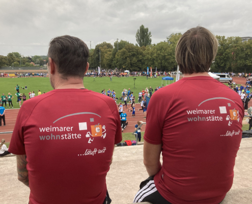 Inzwischen eine gute Tradition: Die Weimarer Wohnstätte läuft mit für den guten Zweck.